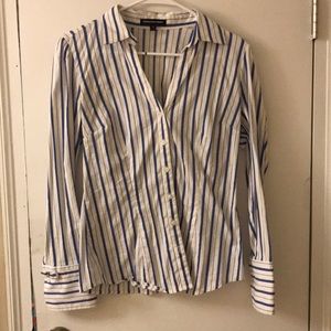 Striped button up shirt